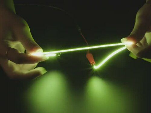 nOOds - Flexible LED Filament - 3V 300mm long - Lime Green