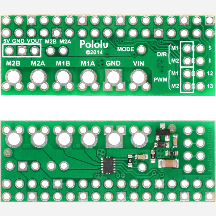 Pololu DRV8835 Dual Motor Driver Kit for Raspberry Pi