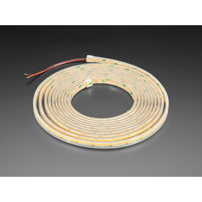 Ultra Flexible White LED Strip - 480 per meter - 5m long - Warm White ~3000K