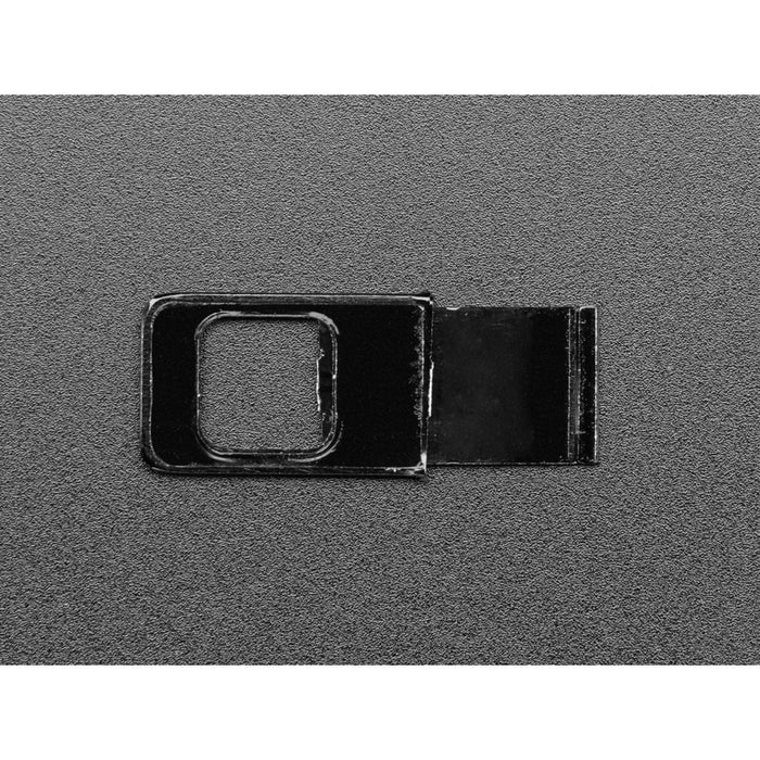 Black Miniature Metal Webcam Cover