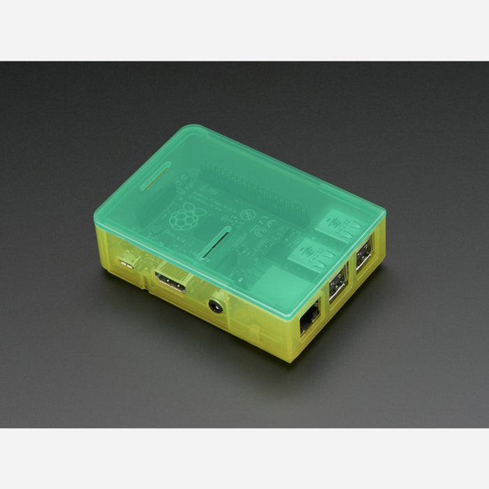 Pi Model B+ / Pi 2 / Pi 3 Case Base - Yellow