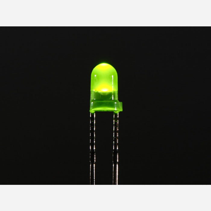 Diffused Green 3mm LED (25 pack)