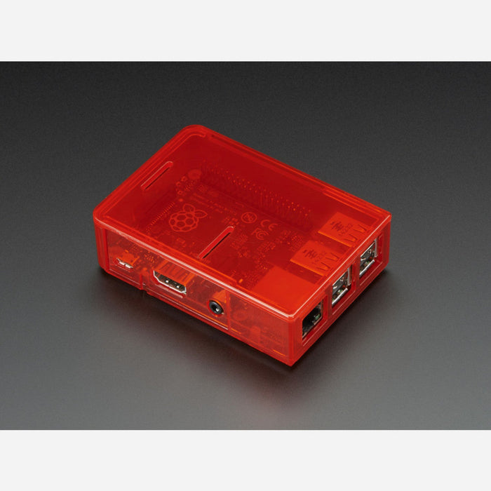 Pi Model B+ / Pi 2 / Pi 3 Case Base - Red