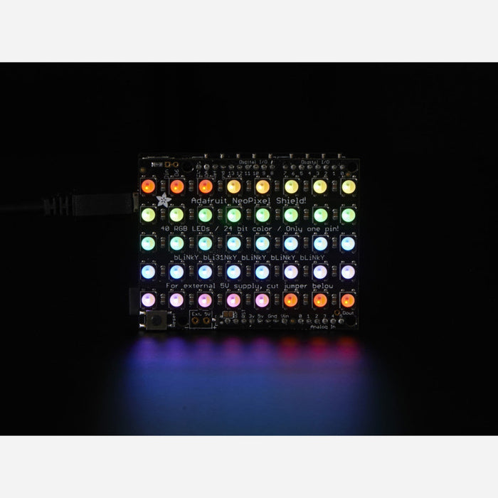 Adafruit NeoPixel Shield - 40 RGBW - Cool White - ~6000K