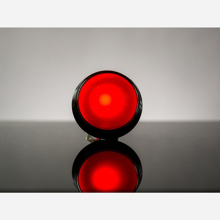 Large Arcade Button with LED - 60mm Red