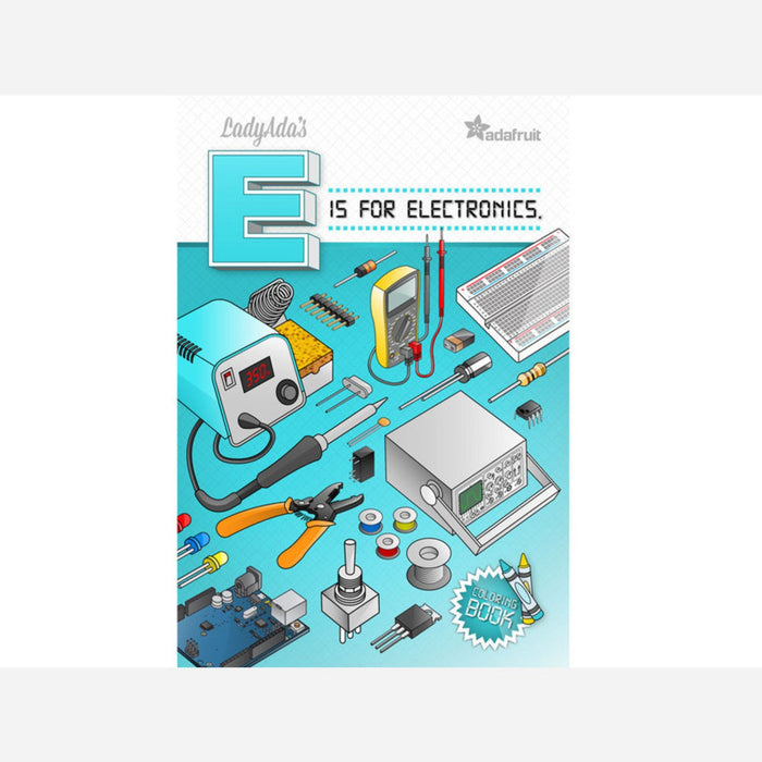 Coloring book - Ladyada's E is for electronics