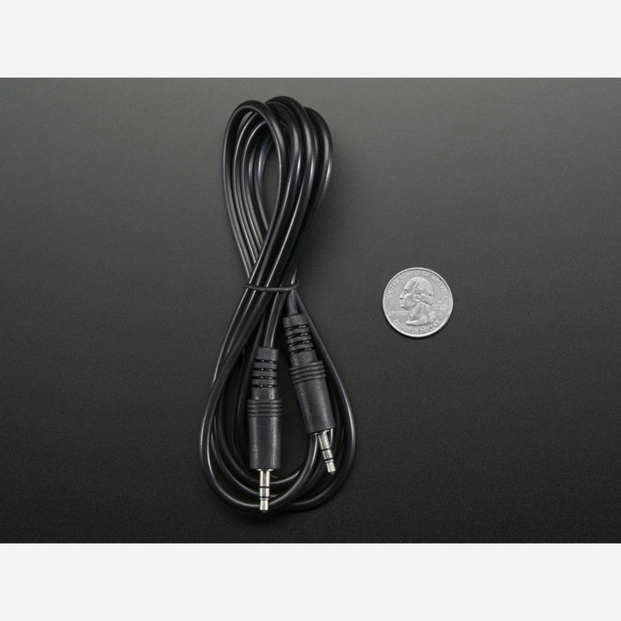 Stereo 3.5mm Plug/Plug Audio Cable - 6 feet