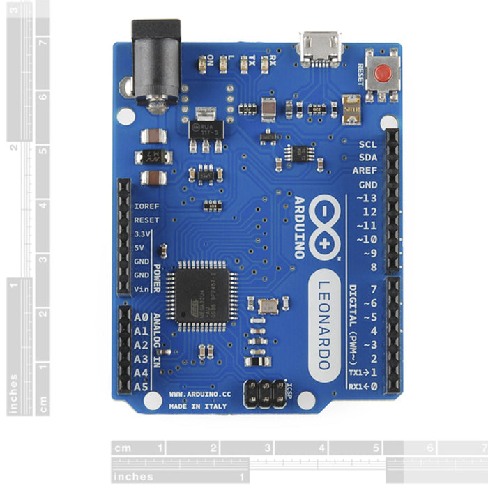 Arduino Leonardo with Headers