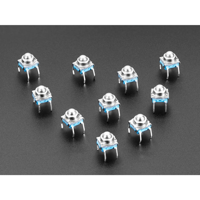 Metal Ball Tactile Button (6mm) x 10 pack