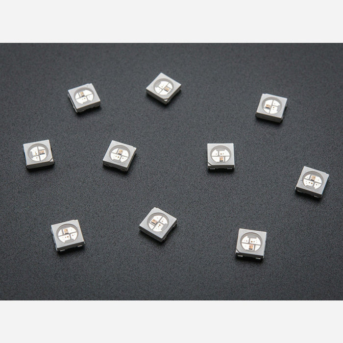 NeoPixel 5050 RGB LED with Integrated Driver Chip - 10 Pack
