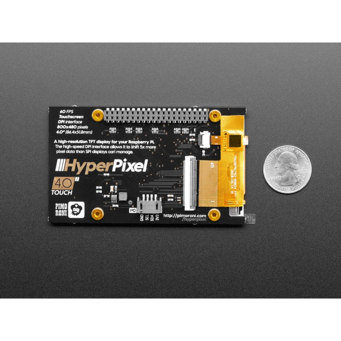Pimoroni HyperPixel - 4.0" Hi-Res Display for Raspberry Pi