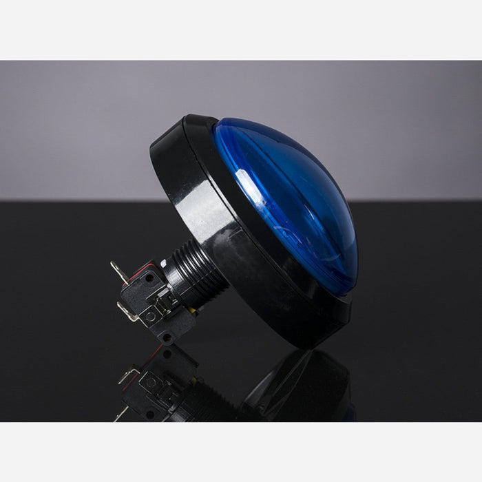 Massive Arcade Button with LED - 100mm Blue