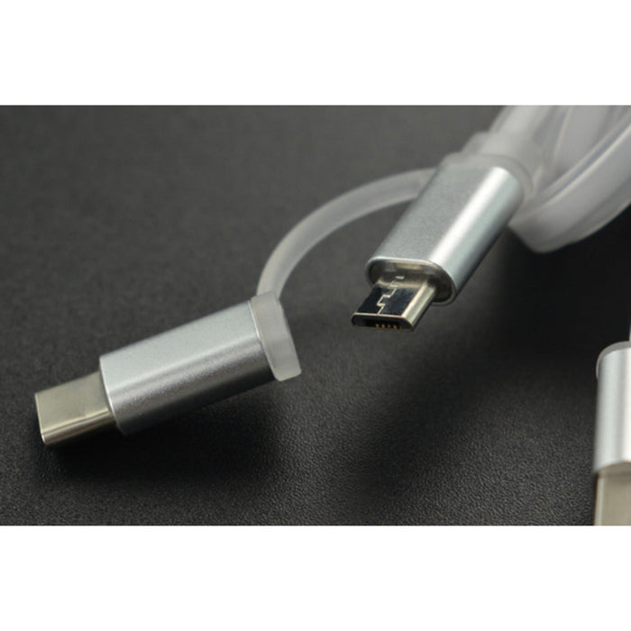 Type-C  Micro 2-in-1 USB Cable