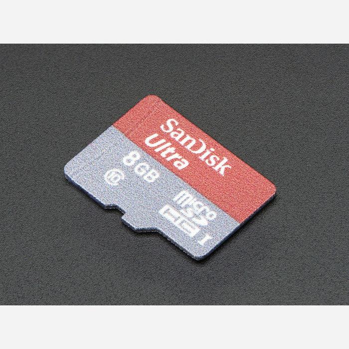 8GB Class 10 SD/MicroSD Memory Card - SD Adapter Included