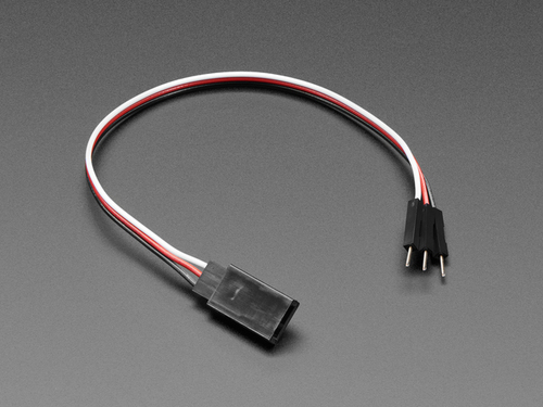 Shrouded Servo to Premium Male Jumper Wires Cable - 17cm long