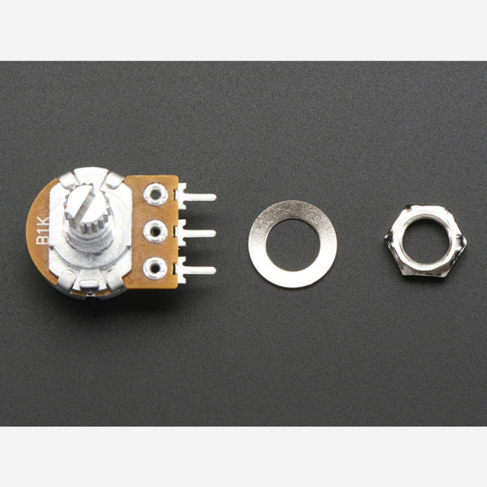 Panel Mount 1K potentiometer (Breadboard Friendly) [1K Linear]