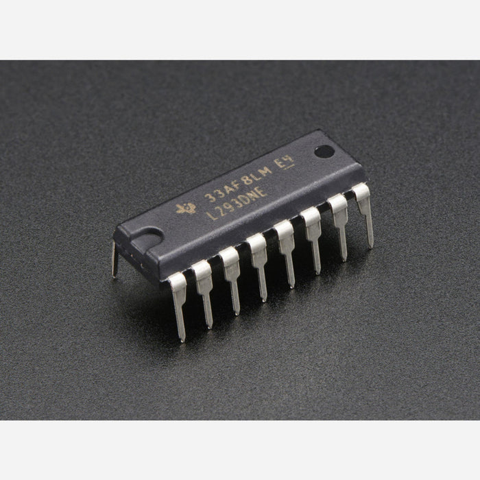 Dual H-Bridge Motor Driver for DC or Steppers - 600mA - L293D