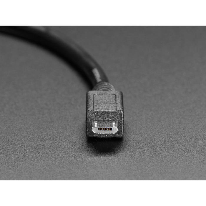 Panel Mount Cable USB C to Micro B Male - 30cm