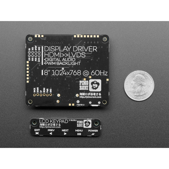 Pimoroni HDMI 10 IPS LCD Screen Kit - 1024x768