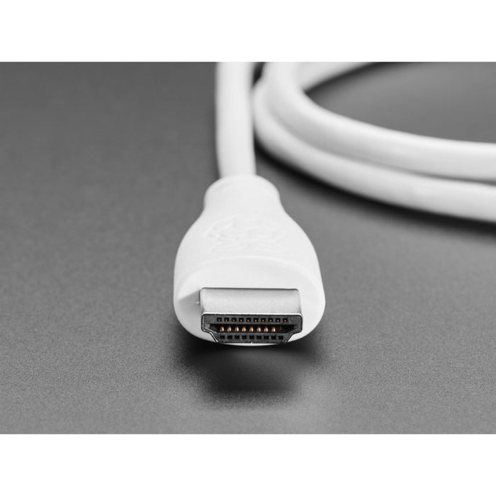 Official Raspberry Pi Micro HDMI to HDMI Cable - 1 meter long