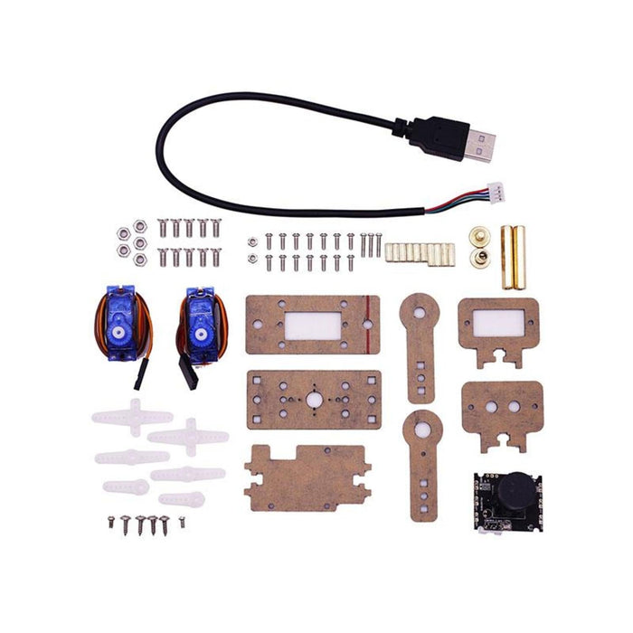 Yahboom HD Camera Pan-Tilt Kit with 2 Pcs SG90 Micro Servos for robot car