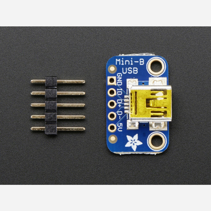 USB Mini-B Breakout Board