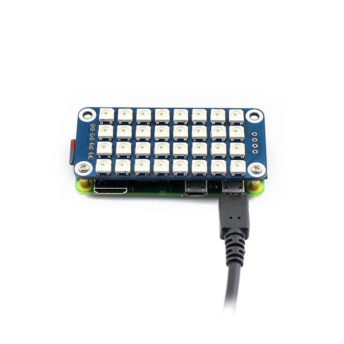 Raspberry Pi 4 x 8 RGB LED Matrix Expansion HAT