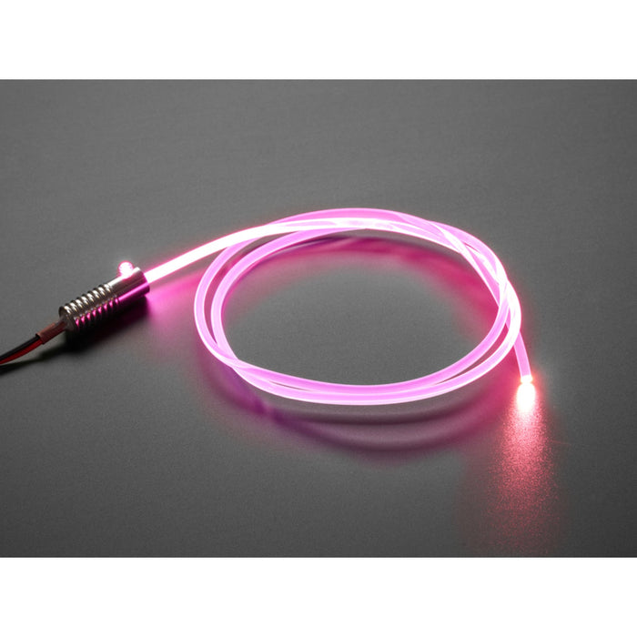 Side-light Fiber Optic Tube - 4mm Diameter - 1 meter long