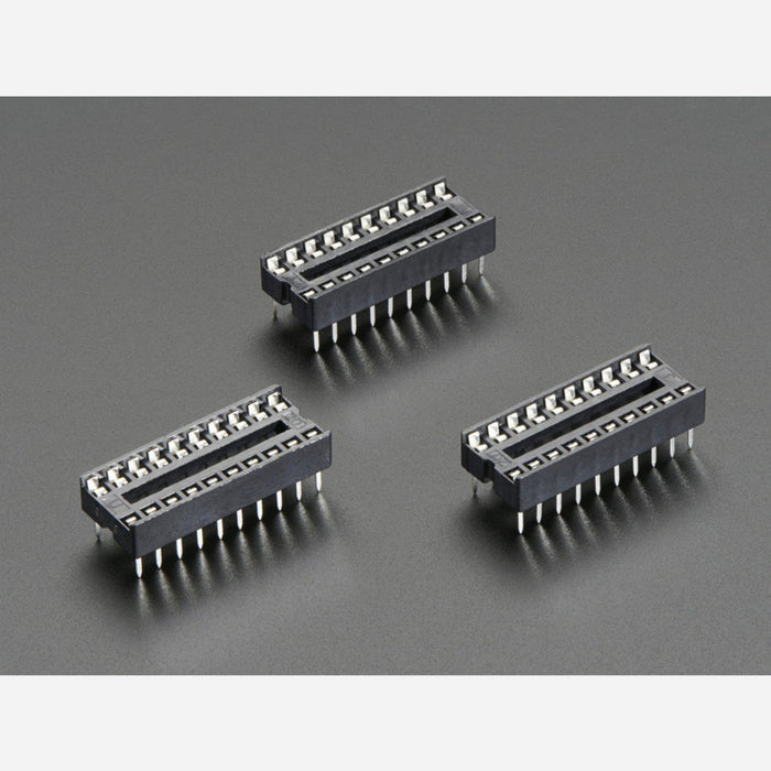 IC Socket - for 20-pin 0.3 Chips - Pack of 3
