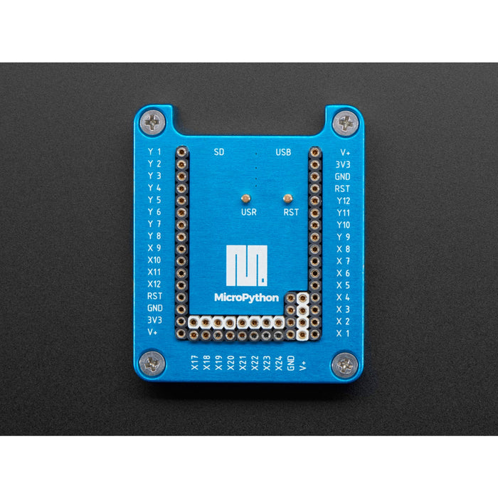 MicroPython pyboard Anodized Housing with Open Lid
