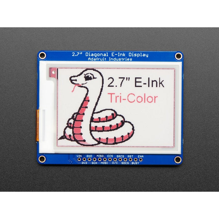 Adafruit 2.7 Tri-Color eInk / ePaper Display with SRAM - Red Black White