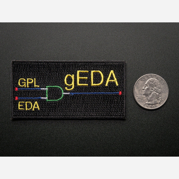 gEDA - Skill badge, iron-on patch