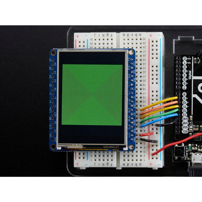 Adafruit 2.4 TFT LCD with Touchscreen Breakout w/MicroSD Socket [ILI9341]