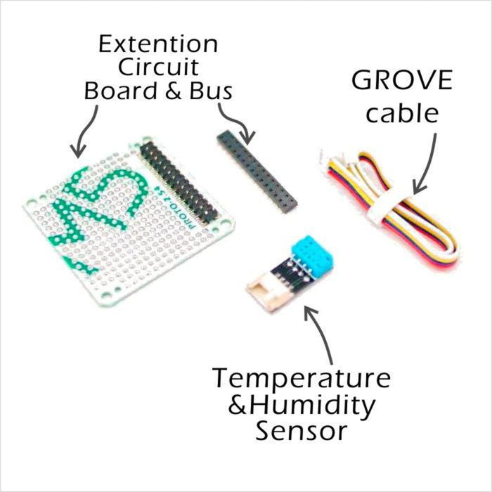 Experimental Proto Board Set include DHT12 Bus Socket
