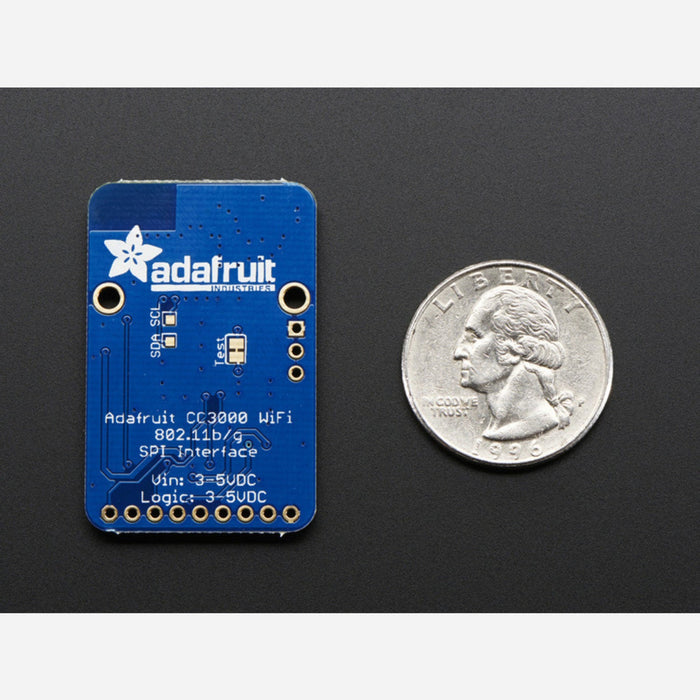 Adafruit CC3000 WiFi Breakout with uFL Connector for Ext Antenna [v1.1]