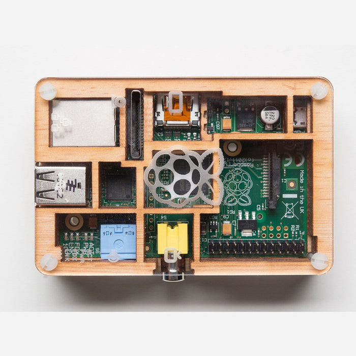 Timber Pibow - Enclosure for Raspberry Pi Model B Computers