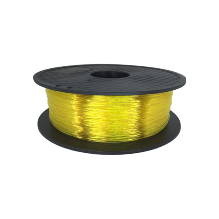 FLEXIBLE Filament 1.75mm, 0.8Kg Roll - Transparent Yellow
