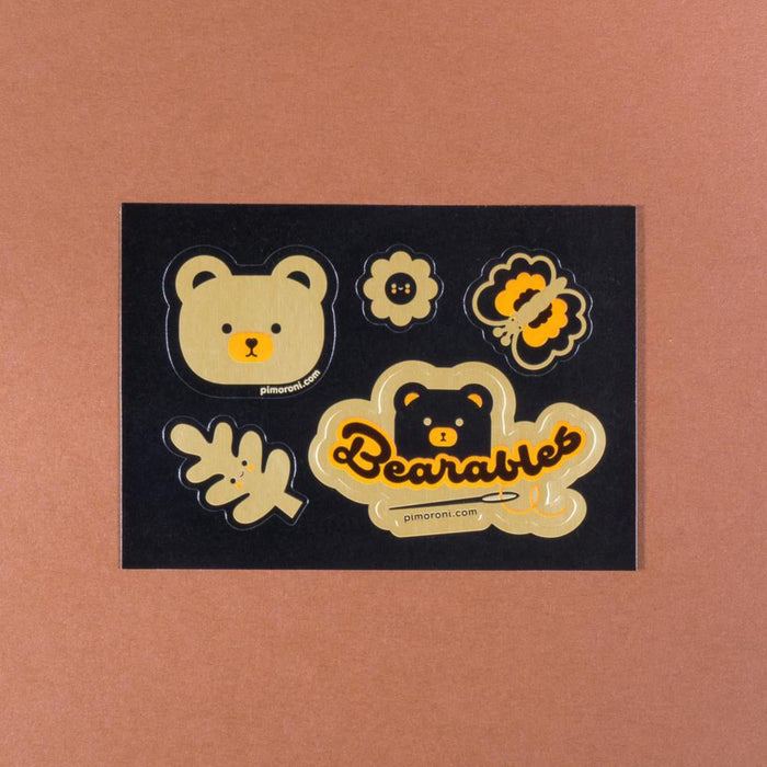Bearables Bear LED Badge