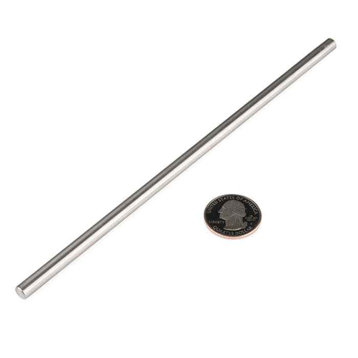 Shaft - Solid (Stainless; 1/4D x 8L)