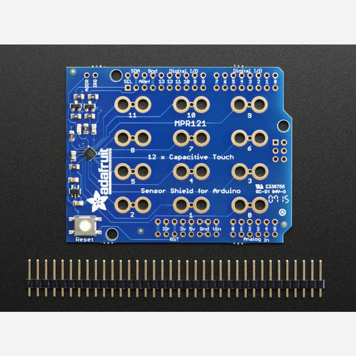 Adafruit 12 x Capacitive Touch Shield for Arduino - MPR121