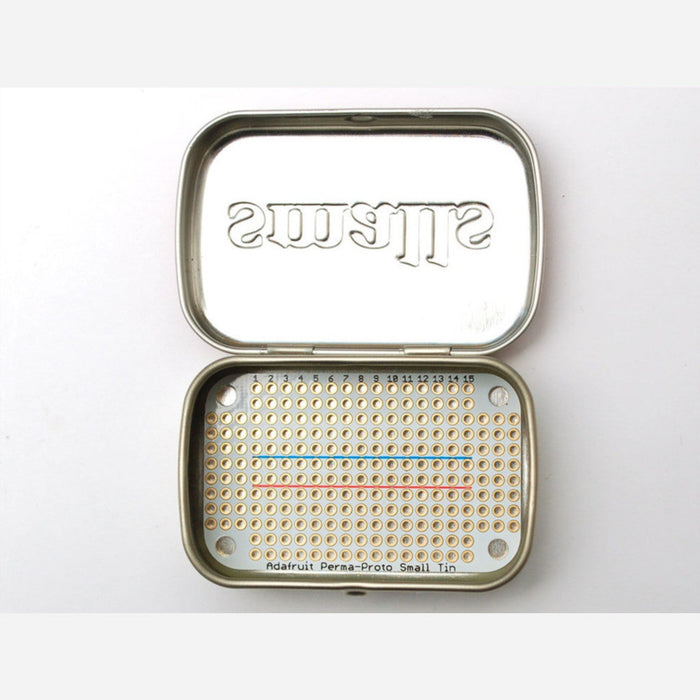 Adafruit Perma-Proto Small Mint Tin Size Breadboard PCB - 3 pack
