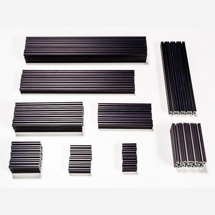 OpenBeam Precut Machinist Kit - Black Aluminum