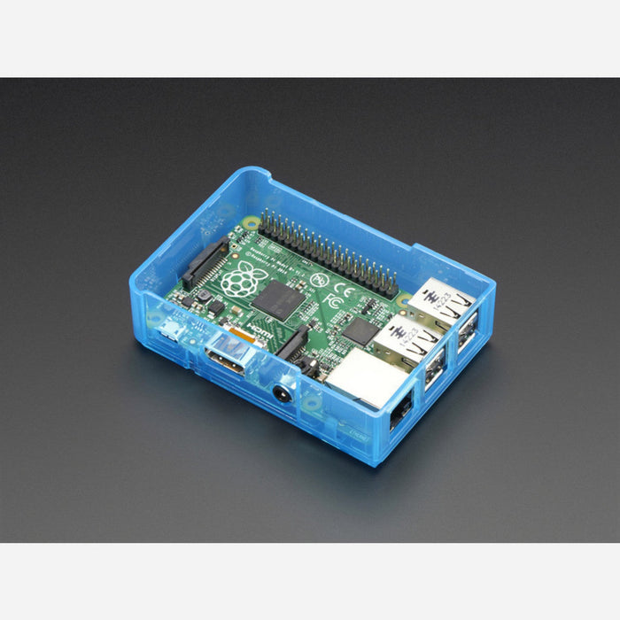 Pi Model B+ / Pi 2 / Pi 3 Case Base - Blue