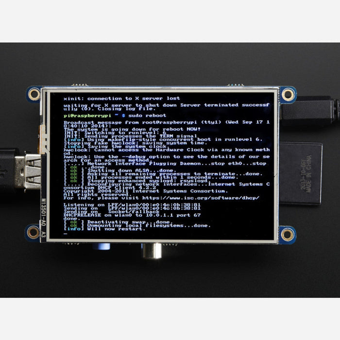 PiTFT - Assembled 480x320 3.5 TFT+Touchscreen for Raspberry Pi