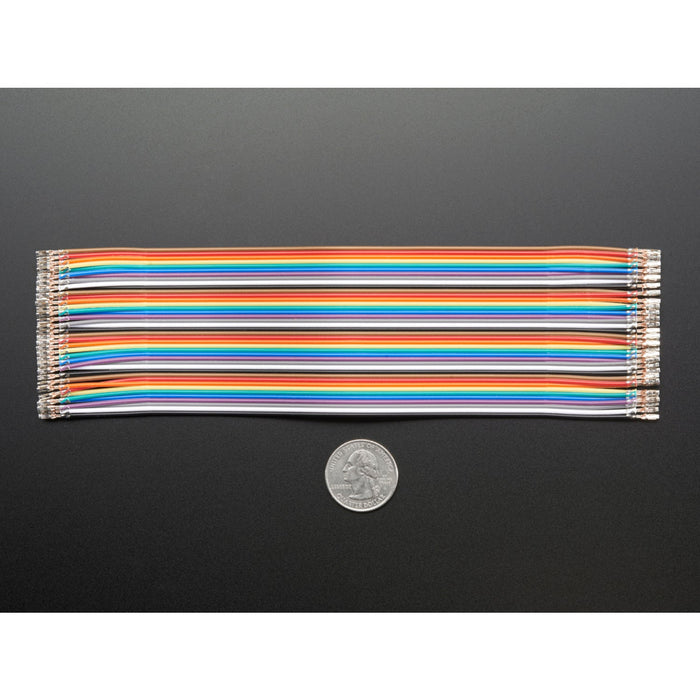 Premium Female/Female Raw Custom Jumper Wires - 40 x 6 (150mm)