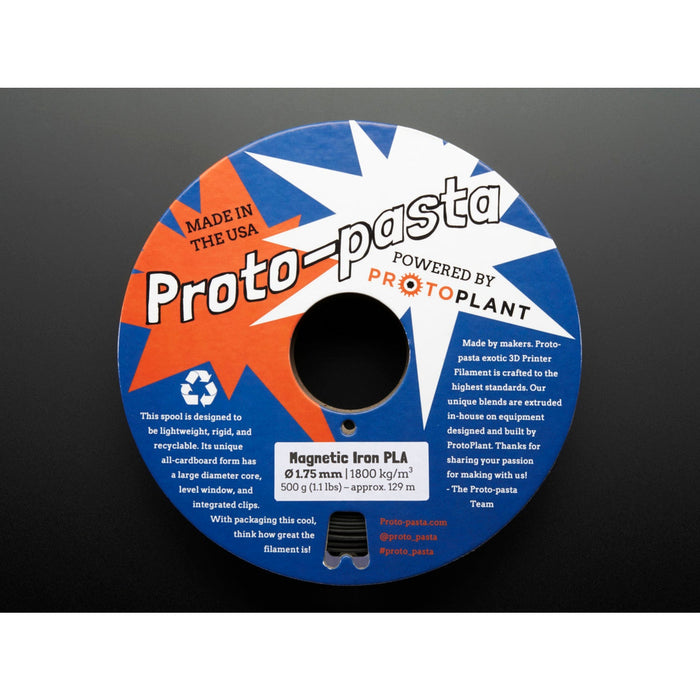 Proto-Pasta - 1.75mm Magnetic Iron Filament
