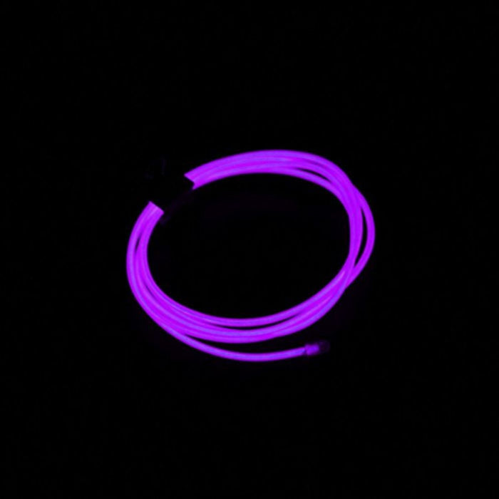 Neon Light EL Wire 1000mmx2.3mm Purple