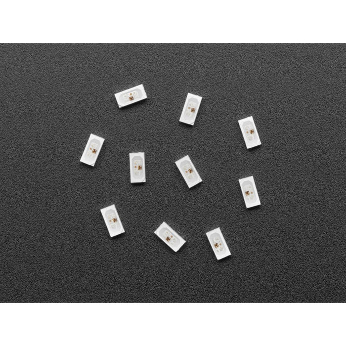 NeoPixel Side-Light RGB LED w/ Integrated Driver Chip - 10-pack - SK6812B 4020