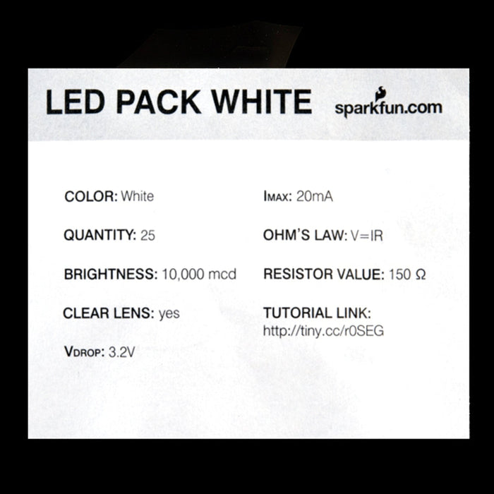 LED - Super Bright White (25 pack)