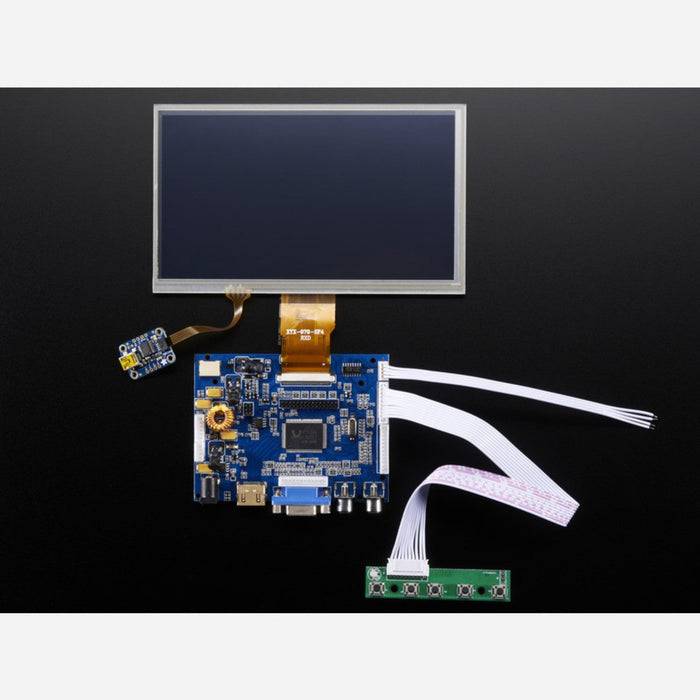 HDMI 4 Pi: 7 Display  Audio 1024x600 w/Touchscreen